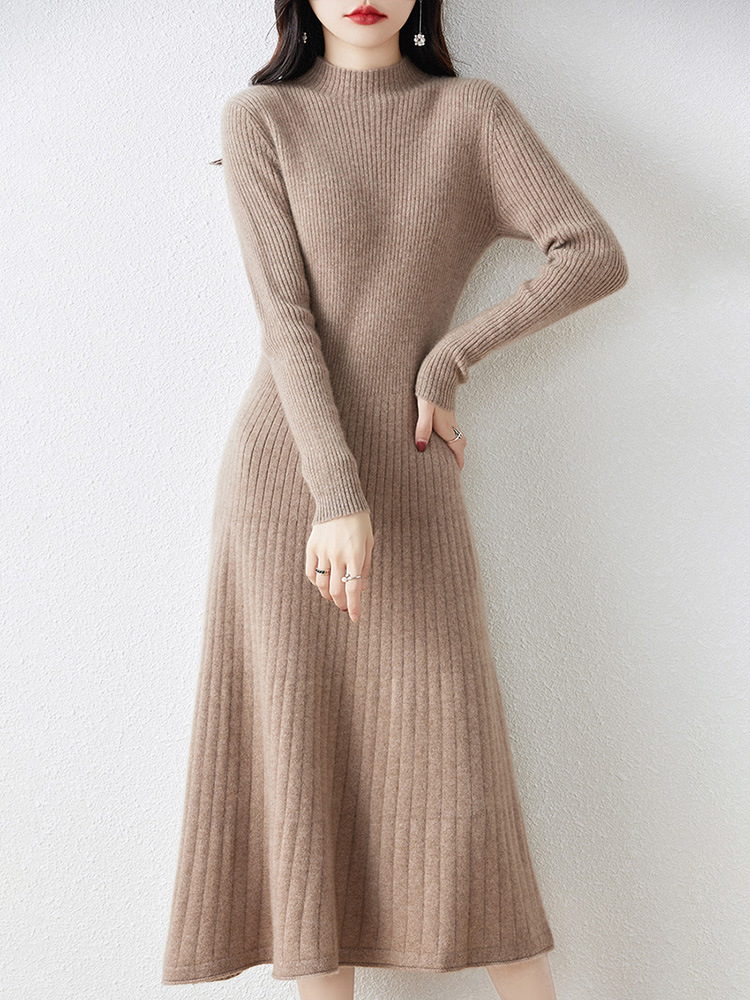 2023 Women's wool long skirt A-5789
